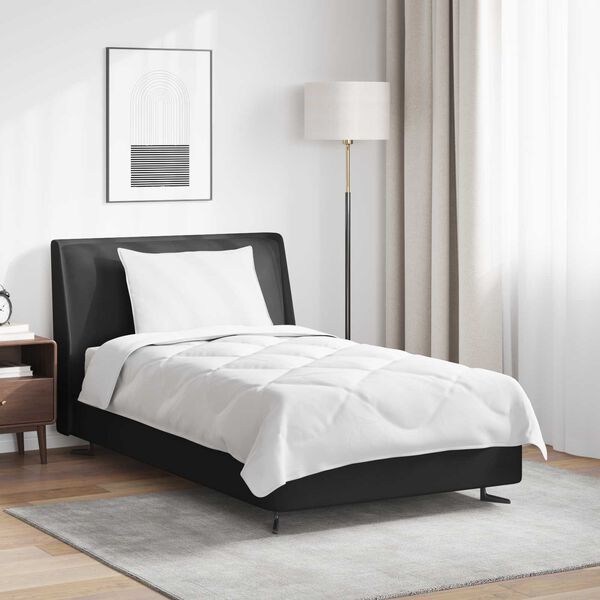 vidaXL Heils &aacute;rs d&yacute;na me&eth; kodda 2 pcs Hv&iacute;tt M&iacute;kr&oacute;f&iacute;ber