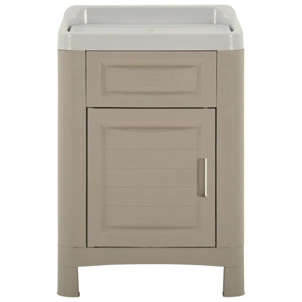 vidaXL Ba&eth;herbergissk&aacute;pur 60x51x89 cm Sandlita&eth;ur