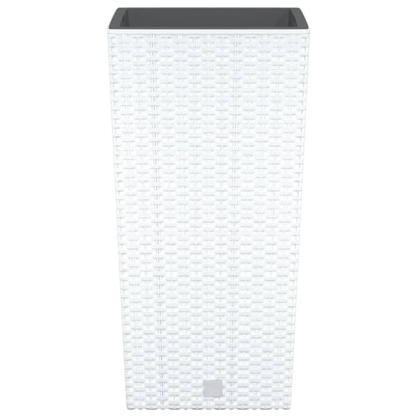 vidaXL Gr&oacute;&eth;urker Laus Innri Pottur Hv&iacute;tt 11/26,5 L PP Rattan