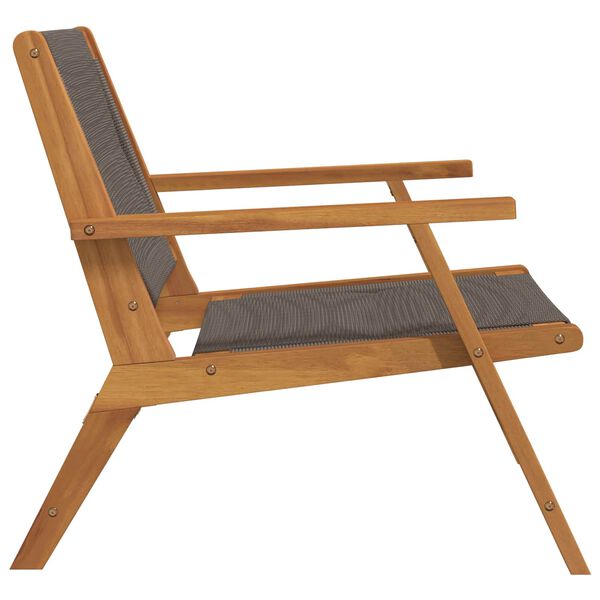 vidaXL Garðsmíðar 2 pcs Grár 67 x 76 x 73 sm Hrein akasíutré