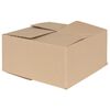 vidaXL Faldandi Kassi 50 pcs N&aacute;tt&uacute;rulegur 30 x 30 x 15 cm Pappi