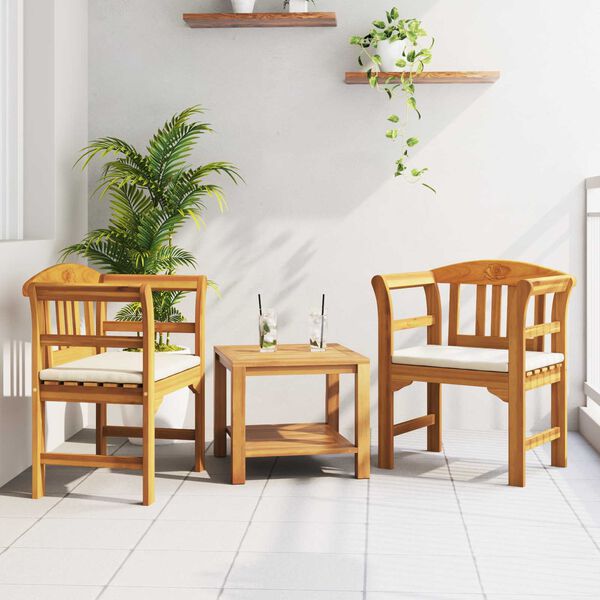 vidaXL R&oacute;sabekkur N&aacute;tt&uacute;rulegt 68,5 x 46 x 82,5 cm Hrein akas&iacute;utr&eacute;