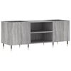 vidaXL Pl&ouml;tusk&aacute;pur Steypugr&aacute;r 121x38x48 cm Samsettur Vi&eth;ur