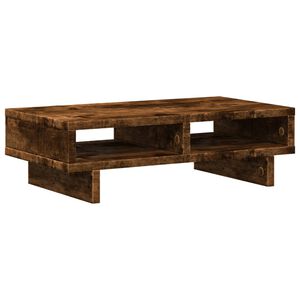 vidaXL Skj&aacute;standur Reykt&oacute;na Eikarlitur 50x27x15 cm Samsettur Vi&eth;ur