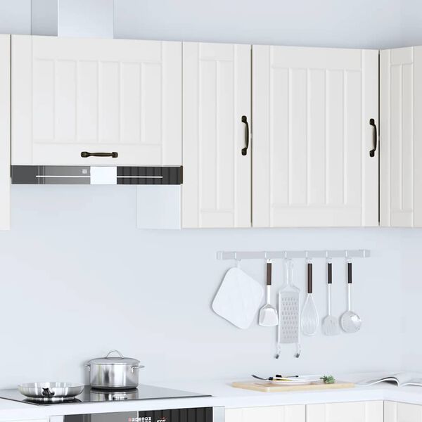 vidaXL Eldh&uacute;sveggsk&aacute;pur Lucca Hv&iacute;tur Samsettur Vi&eth;ur