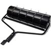 vidaXL Sv&ouml;rt Grasflatarr&uacute;lla me&eth; 5 Loftunarb&ouml;ndum 30 cm