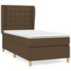 vidaXL H&oacute;lfa&eth; Springr&uacute;m me&eth; D&yacute;nu D&ouml;kkbr&uacute;nt 80x200 cm Tauefni