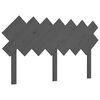 vidaXL H&ouml;f&eth;agafl fyrir R&uacute;m Gr&aacute;r 141x3x80,5 cm Gegnheil Fura