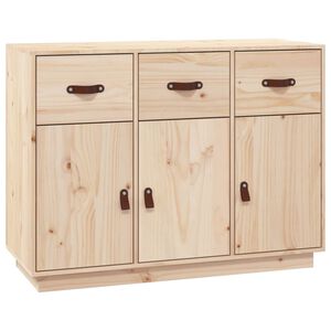vidaXL skenkur 100x40x75 cm Solid Wood Furu