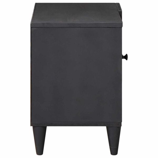 vidaXL Geymsk&aacute;pur me&eth; hur&eth; Marglitur 80 x 31,5 x 46 cm Hart mang&oacute;tr&eacute;