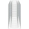 vidaXL Gabion Grj&oacute;tkassi Upph&aelig;kka&eth; Bl&oacute;maker S&iacute;nkh&uacute;&eth;a&eth; st&aacute;l180x50x100cm