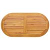 vidaXL Bor&eth;plata Ol&iacute;u n&aacute;tt&uacute;rulegt 110 x 55 x 2 cm Hrein akas&iacute;utr&eacute;