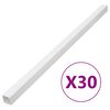 vidaXL Kapalstokkar 33x33 mm 30 m PVC