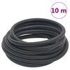 vidaXL Hybrid Loftslanga Svart 0,6" 10 m G&uacute;mm&iacute; og PVC