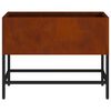 vidaXL Upphleypt gar&eth;gr&oacute;&eth;urpottur Rusty 60 x 26 x 45 cm Ve&eth;ra&eth; st&aacute;l