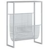 vidaXL T&iacute;maritagrind Silfur 35x15x45 cm St&aacute;l