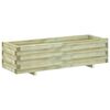 vidaXL Upph&aelig;kka&eth; bl&oacute;mabe&eth; 120x40x30 cm Vi&eth;ur R&eacute;tthyrnt