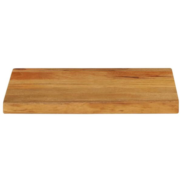 vidaXL Borðplata með Náttúrulegum Brúnum 60x20x2,5 cm Mangóviður