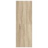 vidaXL Vegghengdur Sk&aacute;pur Sonoma Eik 37x37x107 cm Samsettur Vi&eth;ur