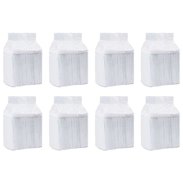 vidaXL Efnish&aacute;&eth; hundap&uacute;&eth;i 400 pcs Svartur og Hv&iacute;tt 60 x 45 cm