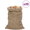 vidaXL J&uacute;tusekkir 30 stk. 60x105 cm 100% J&uacute;ta 340 g/fm