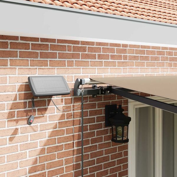 vidaXL H&aelig;gt a&eth; draga saman skyggni Drapplita&eth;ur 500 &times;300 cm d&uacute;kur