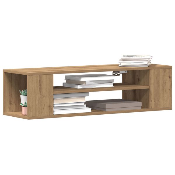 vidaXL Sj&oacute;nvarpssk&aacute;pur artisian oak 100 x 30 x 26,5 cm Samsettur vi&eth;ur