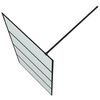 vidaXL Sturtuveggur Walk-in Svartur 100x195 cm Matt Hert Gler