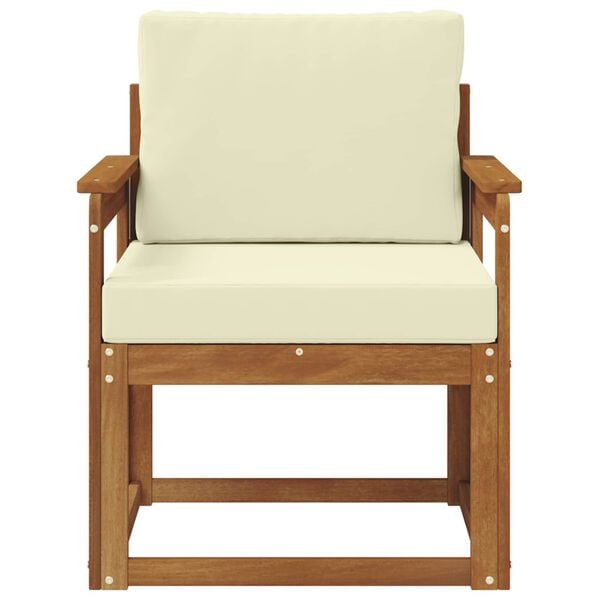 vidaXL &Uacute;tis&oacute;fi Solid Akas&iacute;uskei&eth; og P&oacute;lyester N&aacute;tt&uacute;rulegur