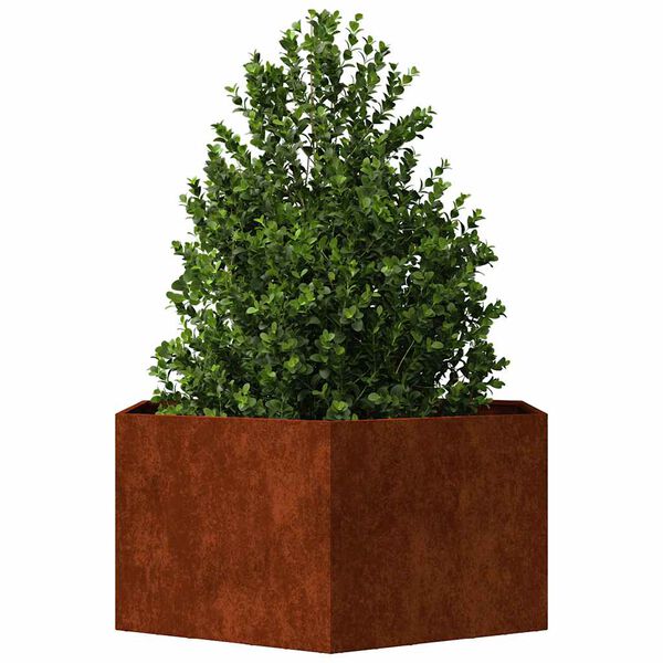 vidaXL Gr&oacute;&eth;ursetningu Rusty 90x90x45 cm Corten St&aacute;l