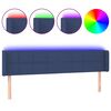 vidaXL LED H&ouml;f&eth;agafl Bl&aacute;tt 203x16x78/88 cm Efni