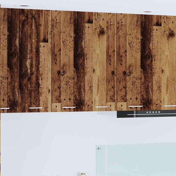 vidaXL Vegghengdur sk&aacute;pur me&eth; geymslu Gamalt timbur 60 x 31 x 80 cm