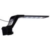 vidaXL LED Lj&oacute;s fyrir Fiskab&uacute;r me&eth; Klemmu 25-45 cm Bl&aacute;tt og Hv&iacute;tt