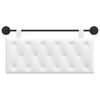 vidaXL Hengisk&aacute;li Vegghengt Hv&iacute;t 110 x 55 x 7 cm d&uacute;kur