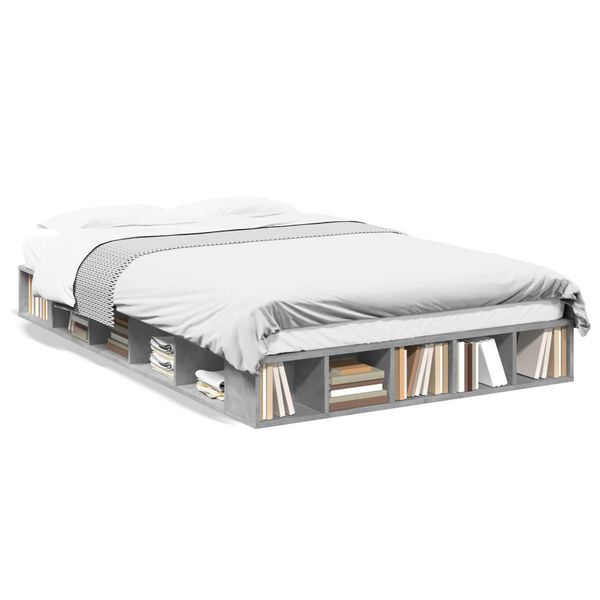 vidaXL R&uacute;mgrind &aacute;n D&yacute;nu Steypugr&aacute;tt 135x190 cm