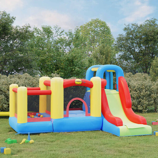 Happy Hop Hoppukastali me&eth; Rennibraut 370x299x208 cm