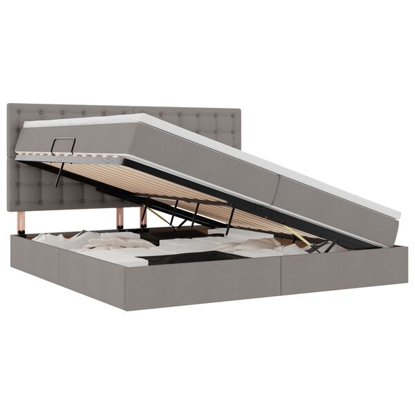 vidaXL R&uacute;m me&eth; geymslur&yacute;mi og LED M&oacute;gr&aacute;r 200 x 200 cm P&oacute;l&yacute;ester