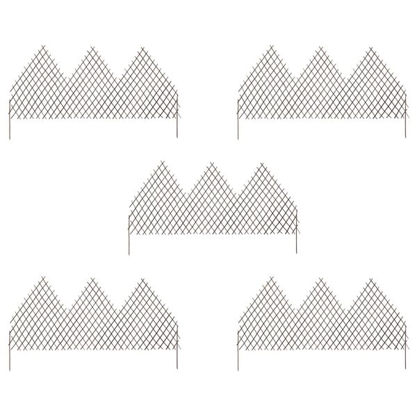 vidaXL Rimlagrindur 5 stk. 170x105 cm V&iacute;&eth;ir