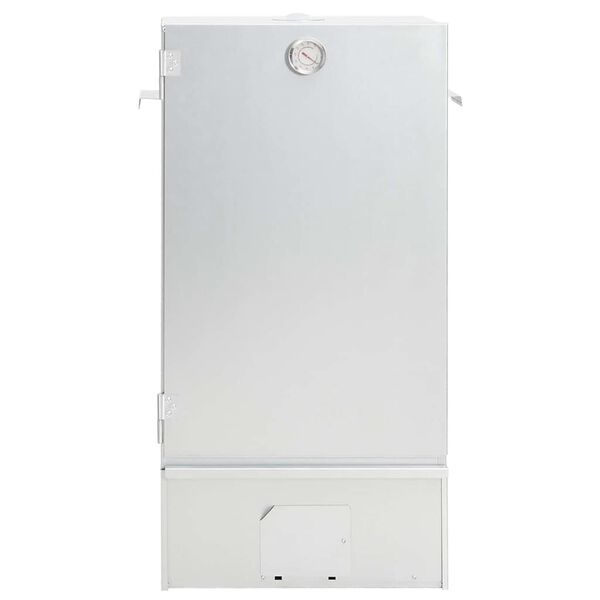 vidaXL BBQ Reykofn me&eth; Vi&eth;arsp&oacute;num 44,5x29x83 cm Galvanh&uacute;&eth;a&eth; St&aacute;l