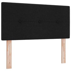 vidaXL H&ouml;f&eth;agafl me&eth; h&ouml;fu&eth;gafl Svartur 80 cm Gervile&eth;ur