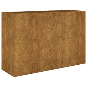 vidaXL Upph&aelig;kka&eth; Gar&eth;ker 120x40x80 cm Corten St&aacute;l