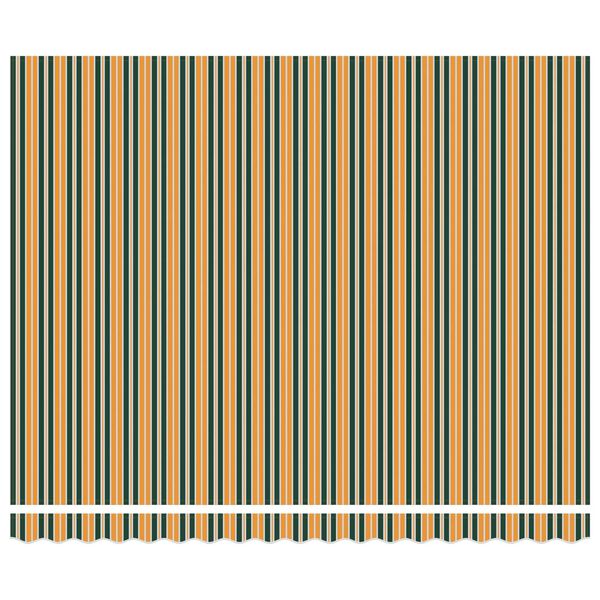 vidaXL S&oacute;lskermur Gr&aelig;nn og gulur 400 x 300 x 165 cm