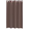 vidaXL Voile Gluggatj&ouml;ld me&eth; Grommets 2 stk Br&uacute;n 140x175 cm