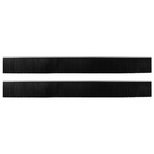 vidaXL Sj&aacute;lfklemmdu hur&eth;arbrosseglin 2 pcs Silfur 100 cm &Aacute;lblenda