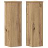 vidaXL Pl&ouml;ntustandar 2 stk Artisian Eik 17x17x60 cm Samsettur Vi&eth;ur