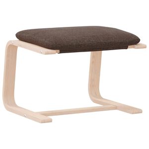 vidaXL F&oacute;taskammur D&ouml;kkbr&uacute;nn 51x41x40 cm Efni