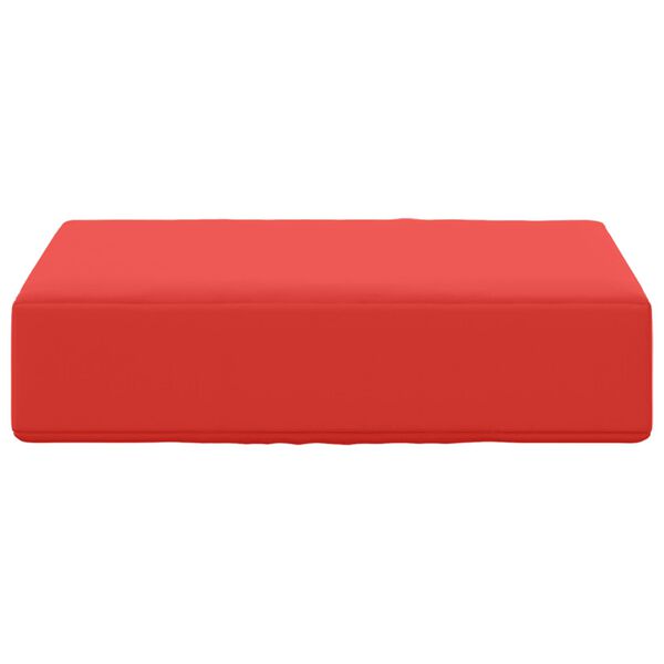 vidaXL Utandyra s&aelig;ti p&uacute;&eth;i Rau&eth;ur 40 x 40 x 8 cm 100% p&oacute;l&yacute;ester