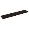 vidaXL Borðplata 220x50x(2-4)cm Meðhöndlaður Viður Náttúrulegar Brúnir
