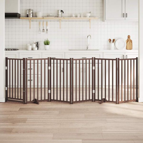 vidaXL hundahli&eth; me&eth; hur&eth; sem h&aelig;gt er a&eth; brj&oacute;ta saman 6 &thorn;iljur