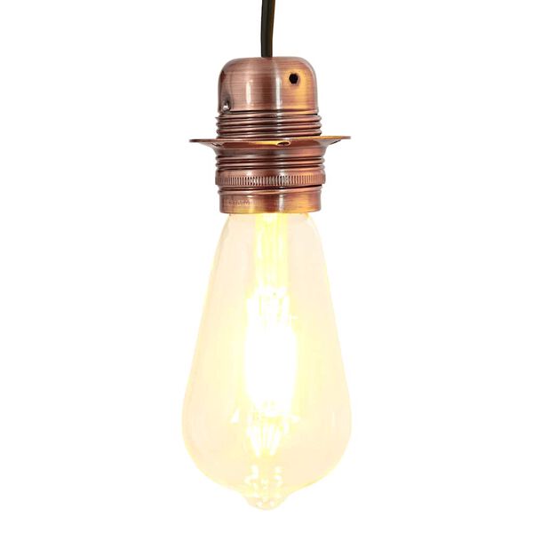 vidaXL lampahaldarar 2 stk Red Bronze E27